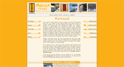 Desktop Screenshot of meridahomes.com